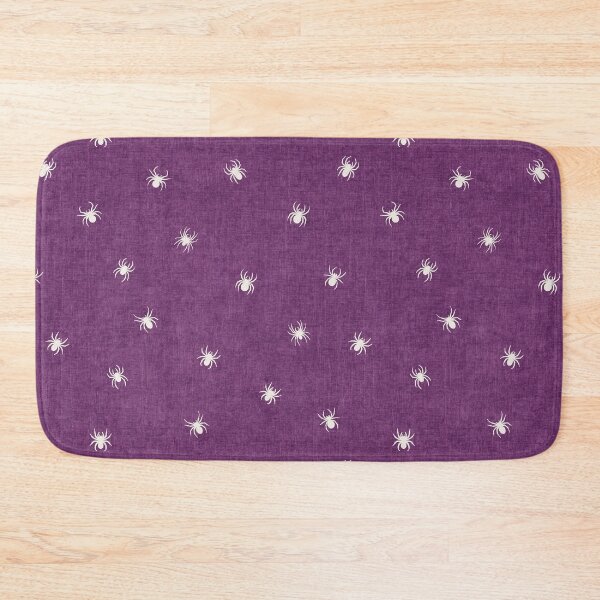 Item preview, Retro White Spider Halloween Dusty Purple designed and sold by RenattaZare.