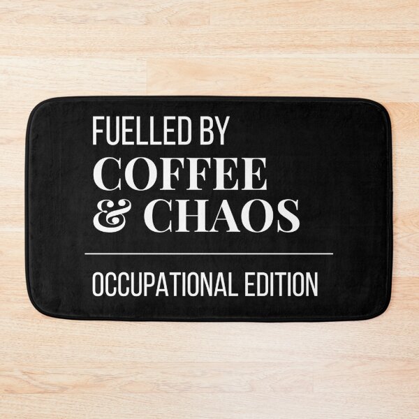 Item preview, Fuelled by Coffee and Chaos Occupational Therapist - Funny OT Gift Sticker designed and sold by leoshe.