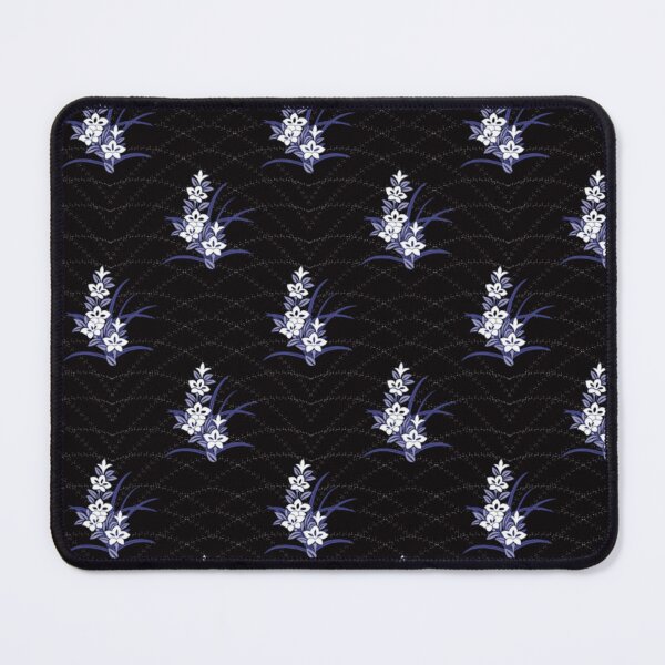 Item preview, Japanese Balloon Flower Kikyo Pattern - Elegant Purple and Black Wagara designed and sold by vekotpu.