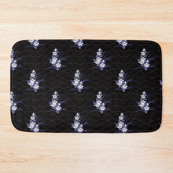 Item preview, Japanese Balloon Flower Kikyo Pattern - Elegant Purple and Black Wagara designed and sold by vekotpu.