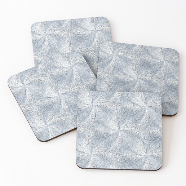 Item preview, Diamond Pinch Swirl Pattern in Blue and White designed and sold by Artistestella.