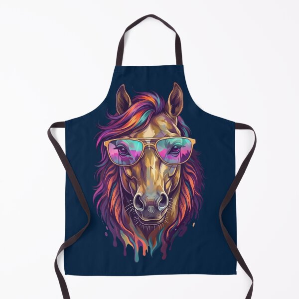 Item preview, Cool Horse Wearing Retro Sunglasses Pop Art Portrait designed and sold by artscripts.