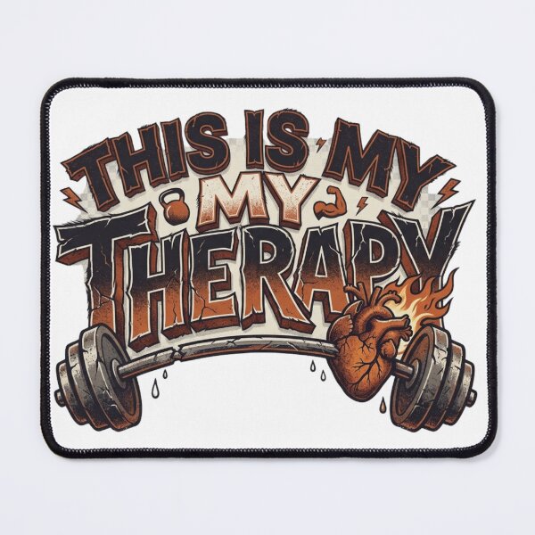Item preview, This is My Therapy – Funny GYM Shirt, Unique Graphic Tee, Gift Idea designed and sold by Hanno0.