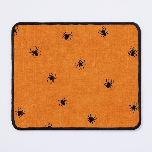 Item preview, Retro Black Spider Halloween Bright Orange designed and sold by RenattaZare.