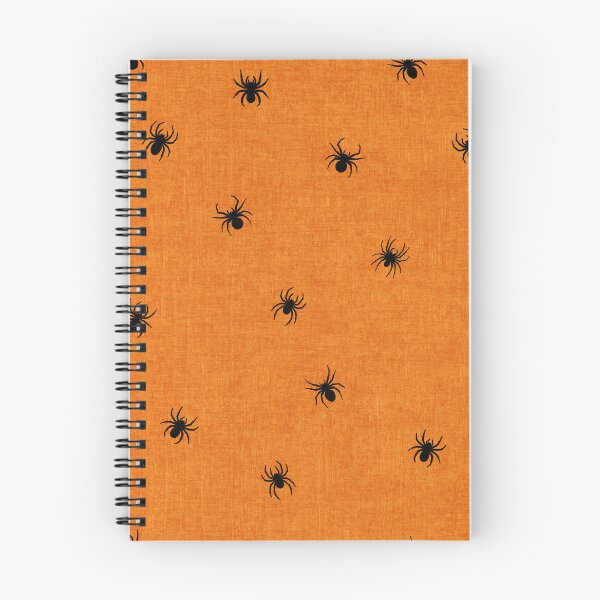 Item preview, Retro Black Spider Halloween Bright Orange designed and sold by RenattaZare.
