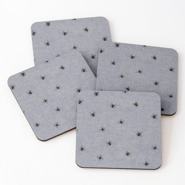 Item preview, Retro Black Spider Halloween Cool Gray designed and sold by RenattaZare.