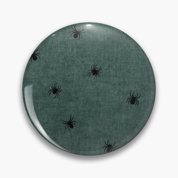 Item preview, Retro Black Spider Halloween Dark Teal designed and sold by RenattaZare.