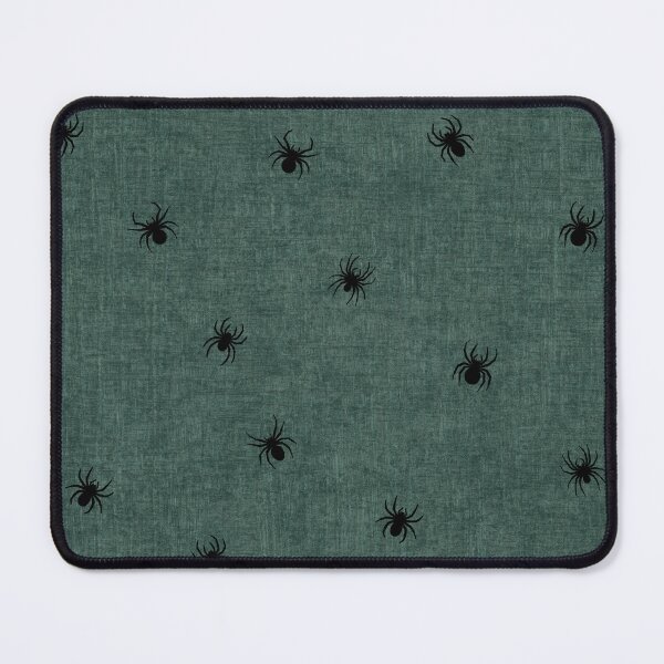 Item preview, Retro Black Spider Halloween Dark Teal designed and sold by RenattaZare.