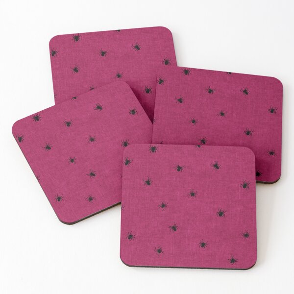 Item preview, Retro Black Spider Halloween Magenta Pink designed and sold by RenattaZare.