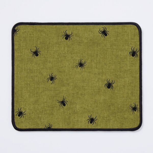 Item preview, Retro Black Spider Halloween Olive Green designed and sold by RenattaZare.
