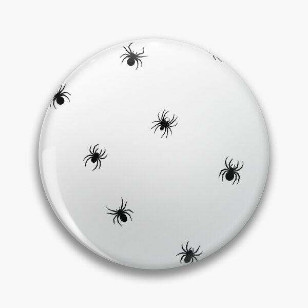 Item preview, Retro Black Spider Halloween Pure White designed and sold by RenattaZare.
