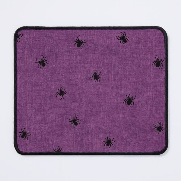 Item preview, Retro Black Spider Halloween Royal Purple designed and sold by RenattaZare.
