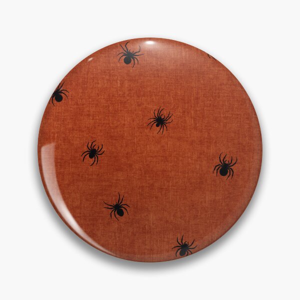 Item preview, Retro Black Spider Halloween Rust Orange designed and sold by RenattaZare.