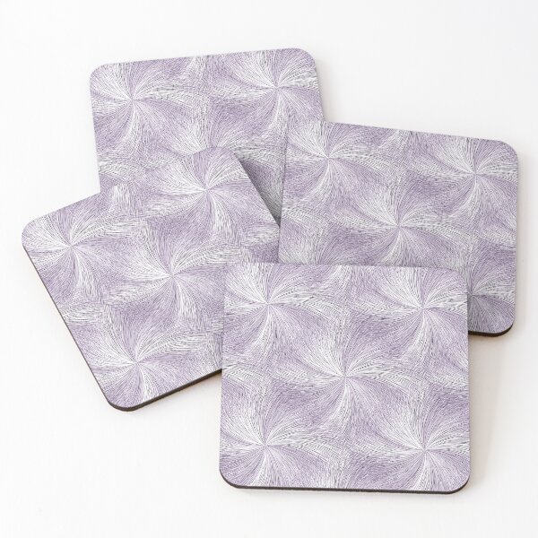 Item preview, Diamond Pinch Swirl Pattern in Purple and White designed and sold by Artistestella.