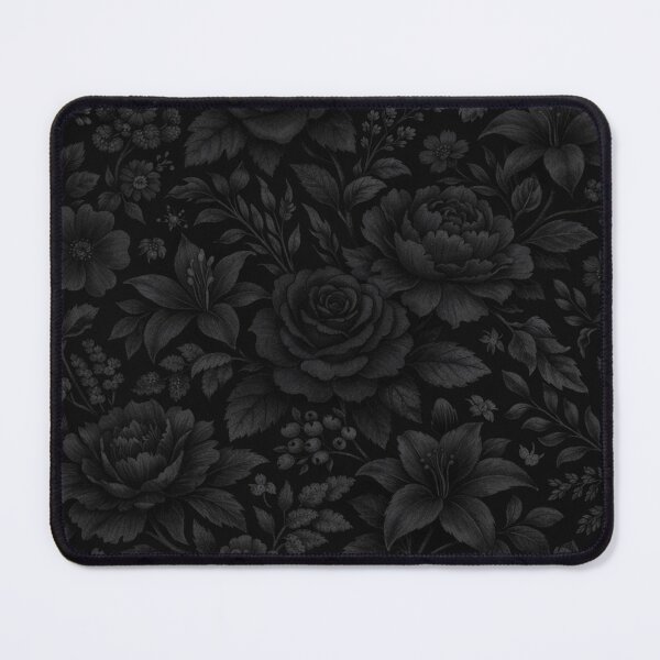Item preview, Dark Charcoal Floral Elegance designed and sold by Owcomm.