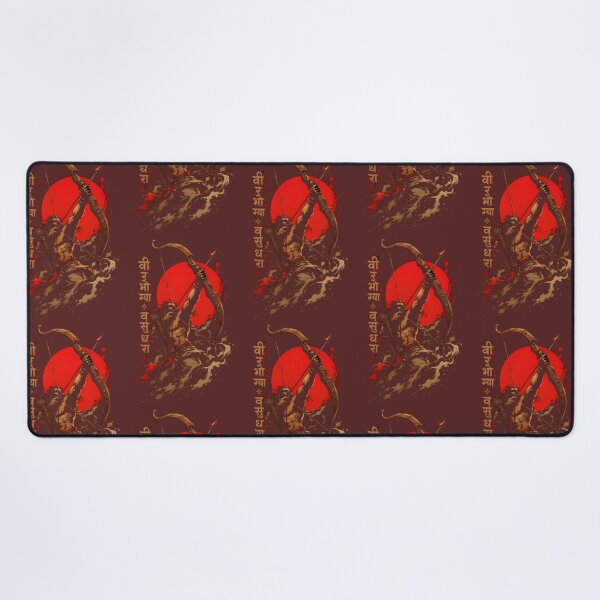Item preview, Divine Archer Shriram Red Sun Art designed and sold by RoyalEarthstore.