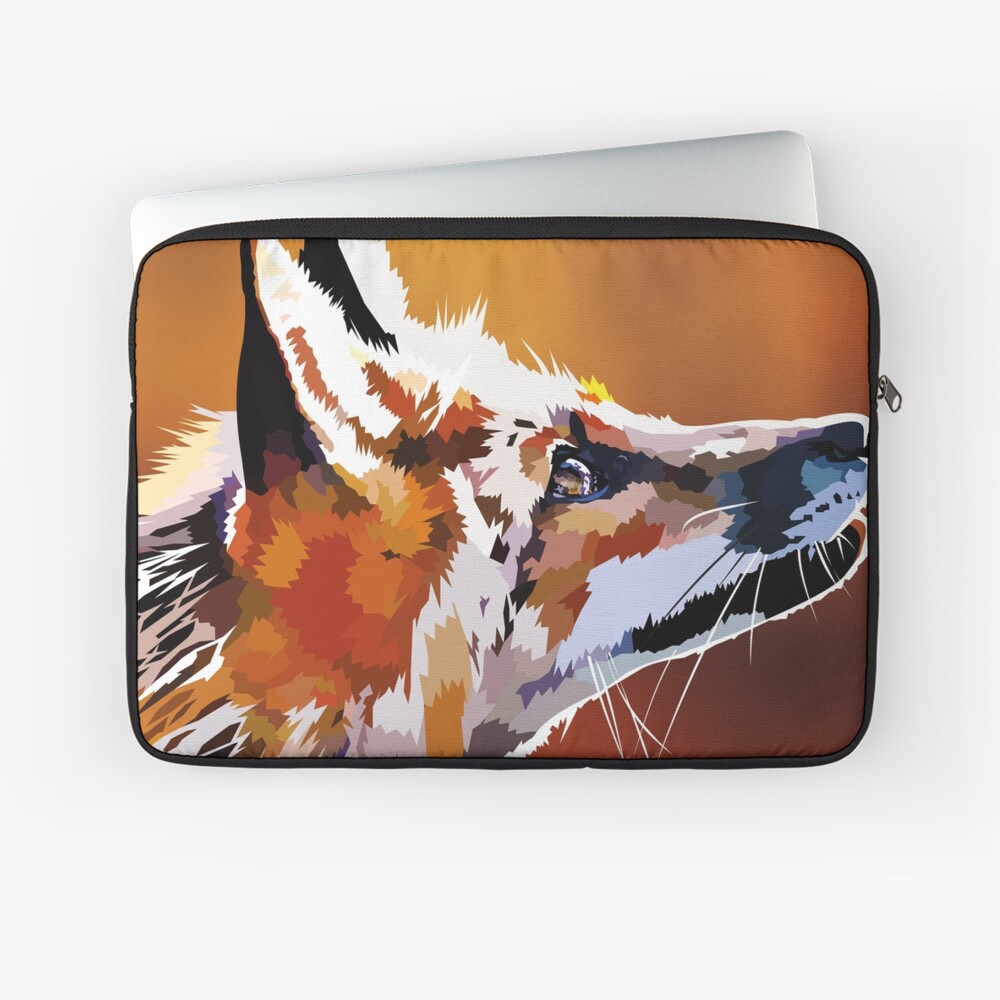Staring Fox Laptop Sleeve