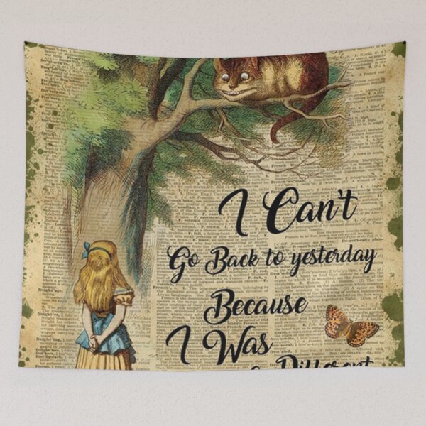 Item preview, Poster Alice in Wonderland Quote - Cheshire Cat designed and sold by CindyHiks.