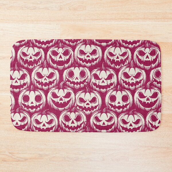 Item preview, Retro Pumpkin Halloween Berry Crimson designed and sold by RenattaZare.