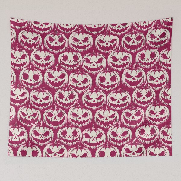 Item preview, Retro Pumpkin Halloween Berry Crimson designed and sold by RenattaZare.