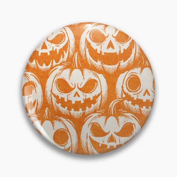 Item preview, Retro Pumpkin Halloween Bright Orange designed and sold by RenattaZare.