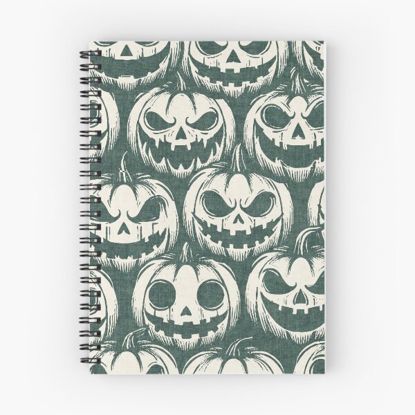 Item preview, Retro Pumpkin Halloween Deep Teal designed and sold by RenattaZare.