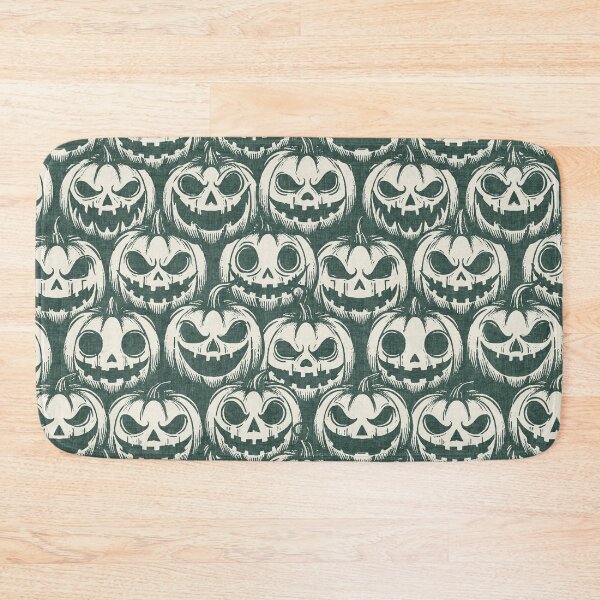 Item preview, Retro Pumpkin Halloween Deep Teal designed and sold by RenattaZare.