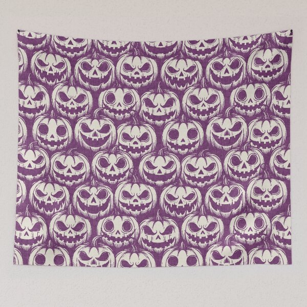 Item preview, Retro Pumpkin Halloween Dusty Purple designed and sold by RenattaZare.