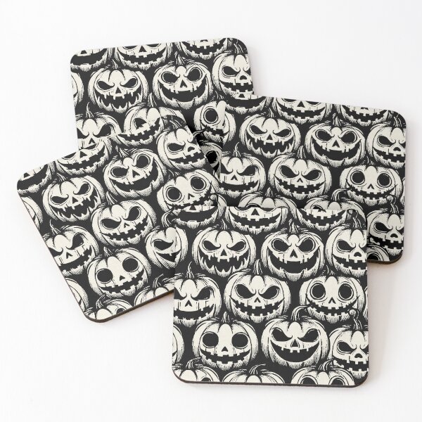 Item preview, Retro Pumpkin Halloween Jet Black designed and sold by RenattaZare.