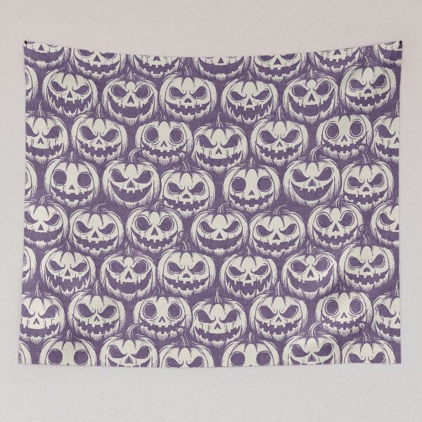 Item preview, Retro Pumpkin Halloween Faded Purple designed and sold by RenattaZare.