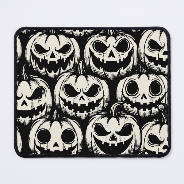 Item preview, Retro Pumpkin Halloween Jet Black designed and sold by RenattaZare.