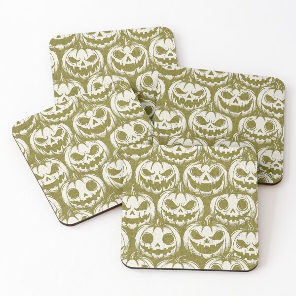 Item preview, Retro Pumpkin Halloween Olive Green designed and sold by RenattaZare.