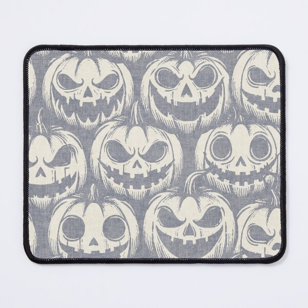 Item preview, Retro Pumpkin Halloween Pale Gray designed and sold by RenattaZare.
