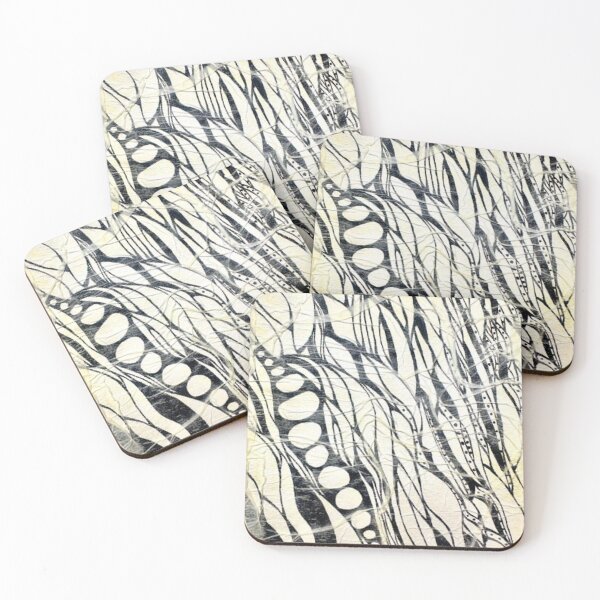 Item preview, Monochrome Abstract Flow designed and sold by MagnishArt.