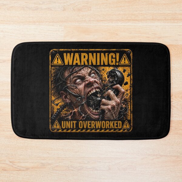 Item preview, SIGNS -  Warning! Unit Overworked designed and sold by MetusArt.