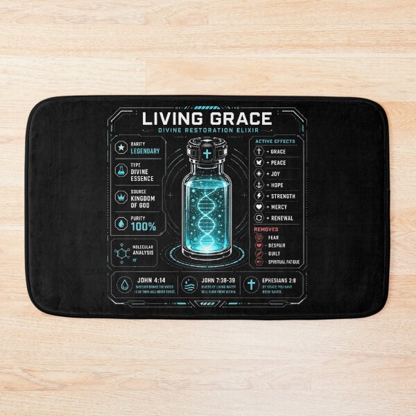 Item preview, Living Grace Divine Restoration Elixir - RPG Sci-Fi Christian designed and sold by Faith Level Up.