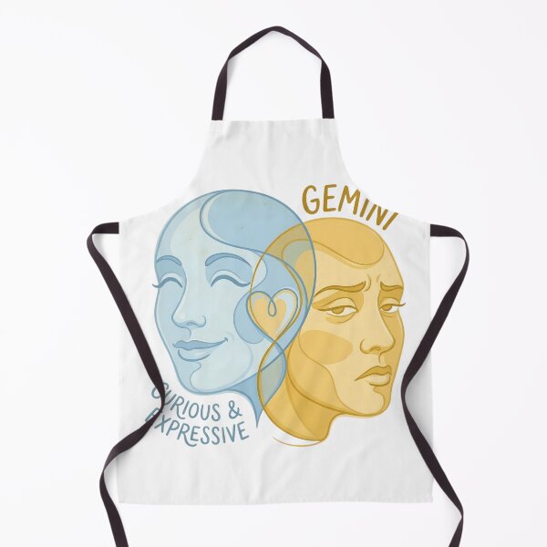 Item preview, Gemini Zodiac Twins | Curious & Expressive Daily Horoscope Design | Astrology Lover Gift for Gemini designed and sold by Bhaskar Digital Art.