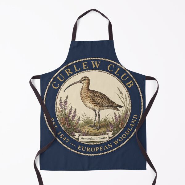 Artikelvorschau, Curlew Club Vintage-Abzeichen Europäische Waldkunst entworfen und verkauft von CalmCapy Co.
