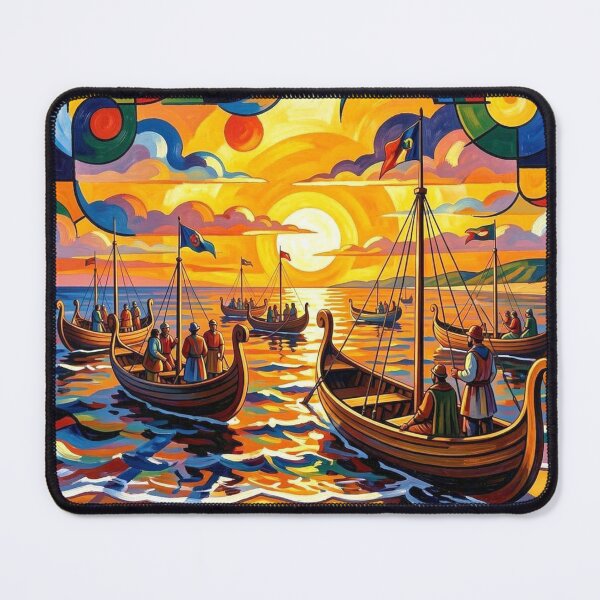 Item preview, The Vikings Land designed and sold by George Hutton Hunter.