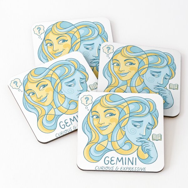 Item preview, Daily Horoscopes Gemini Zodiac Sign | Curious & Expressive Twins Design | Astrology Lover Gift designed and sold by Bhaskar Digital Art.
