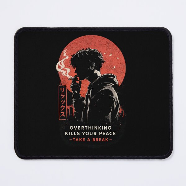 Item preview, Overthinking Kills Your Peace | Dark Aesthetic Streetwear Graphic  designed and sold by T-ShirtTerrace.