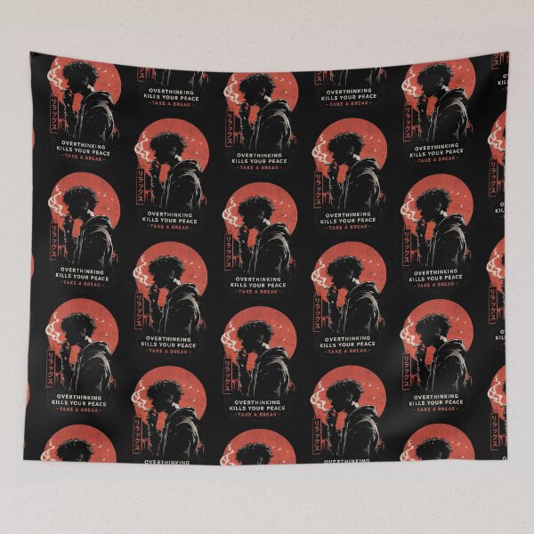 Item preview, Overthinking Kills Your Peace | Dark Aesthetic Streetwear Graphic  designed and sold by T-ShirtTerrace.