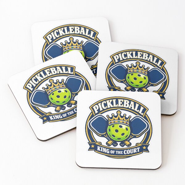 Item preview, Pickleball Royal Badge – King of the Court Sticker designed and sold by Timeless Junction.