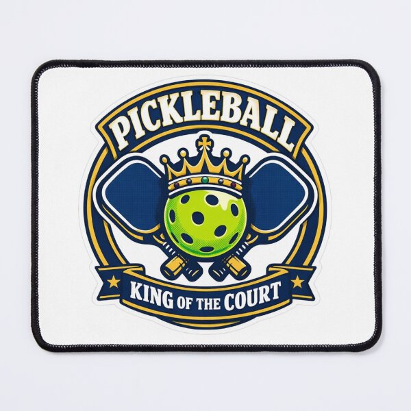Item preview, Pickleball Royal Badge – King of the Court Sticker designed and sold by Timeless Junction.