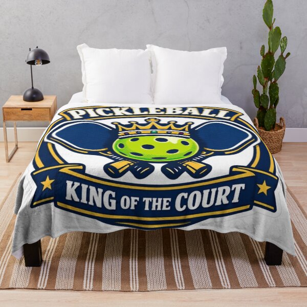 Item preview, Pickleball Royal Badge – King of the Court Sticker designed and sold by Timeless Junction.