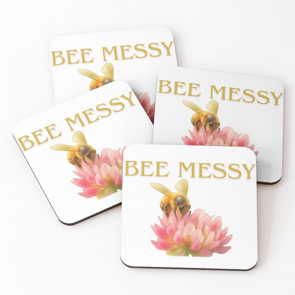 Item preview, Bee Messy — Bee & Clover Watercolor designed and sold by Feral Vibes.