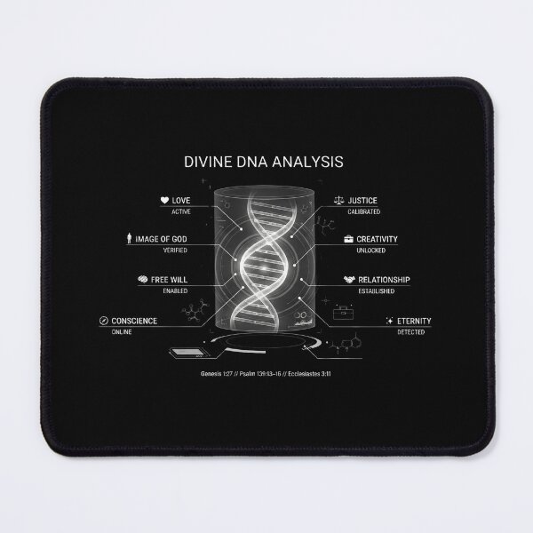 Item preview, Divine DNA Analysis - Futuristic Christian HUD Lab Scan designed and sold by Faith Level Up.