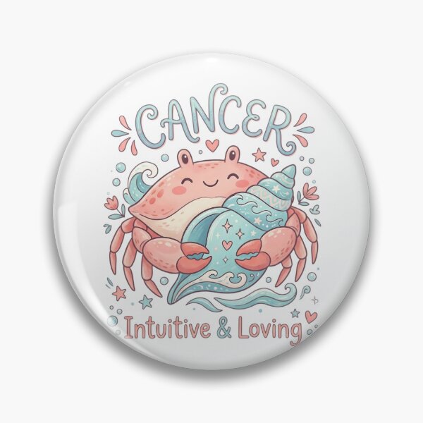 Item preview, Daily Horoscopes Cute Cancer Zodiac Crab | Intuitive & Loving Sign | Kawaii Astrology Design designed and sold by Bhaskar Digital Art.