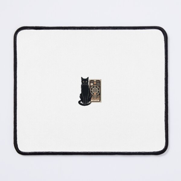 Item preview, Mysterious Black Cat With Vintage Tarot Card designed and sold by KiboyumeStudio.