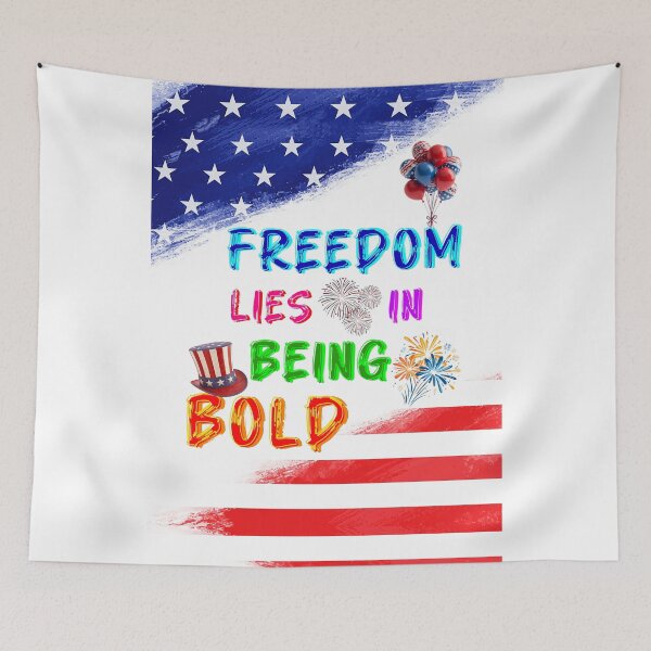 Item preview, Freedom Lies In Being Bold designed and sold by bitcgiantcrab7.